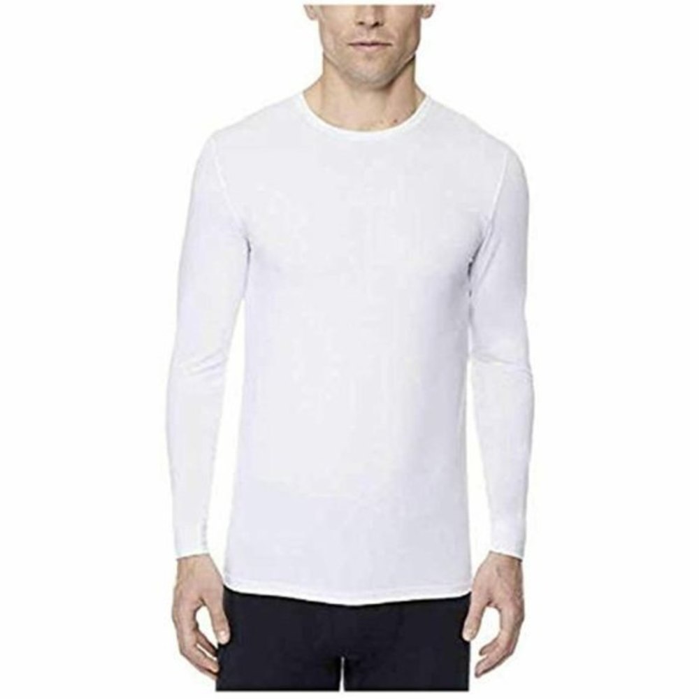 32 DEGREES Men's Heat Performance Thermal Baselayer Tee Shirt Small White S